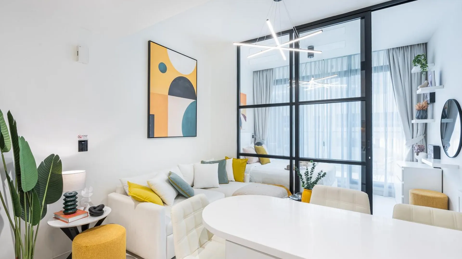 Stylish Contemporary Home In Jvc With Chic Interior Dubai Apartment